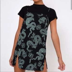 Small. Japanese Dragon Mini Dress by Motel Rocks. Worn once.